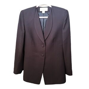 JONES NEW YORK Dark Blue Size 4 Blazer